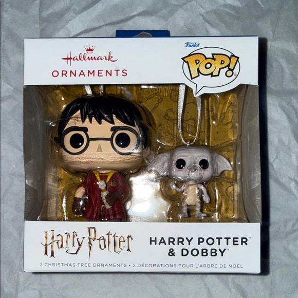 Hallmark Harry Potter & Dobby Ornament Set - Red and White - Picture 2 of 7